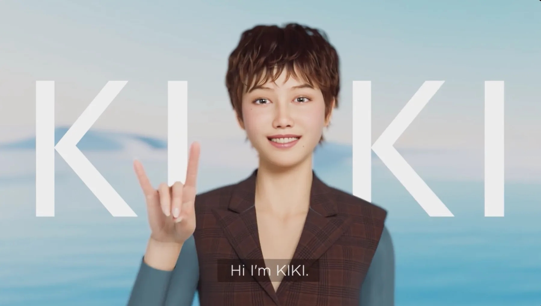KIKI virtual human sign-language interpreter